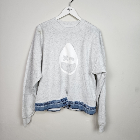 Unemployed Denim oversized sweater, M - Picture 1 of 5